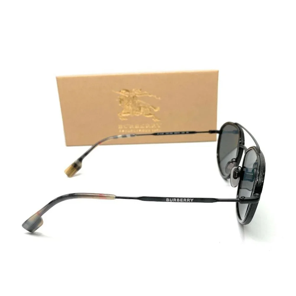 Burberry Matte Black Mens Sunglasses